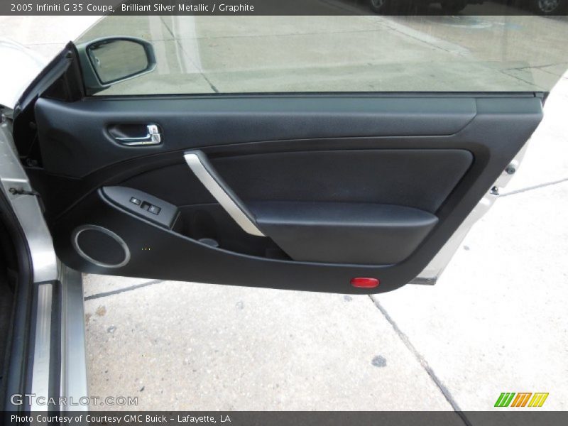 Brilliant Silver Metallic / Graphite 2005 Infiniti G 35 Coupe