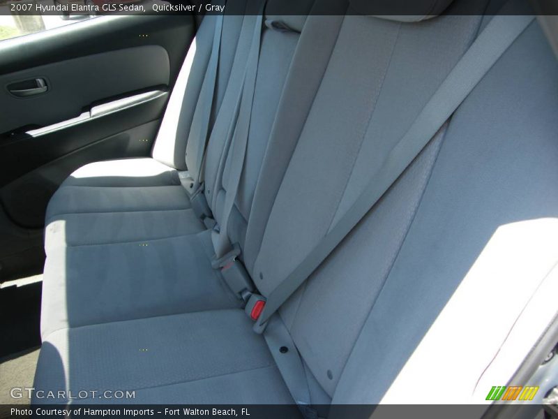 Quicksilver / Gray 2007 Hyundai Elantra GLS Sedan