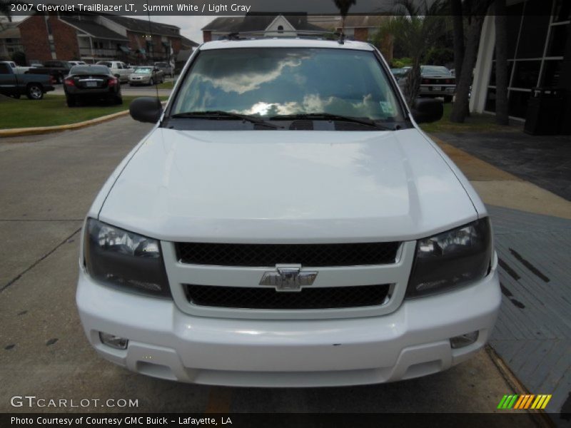 Summit White / Light Gray 2007 Chevrolet TrailBlazer LT