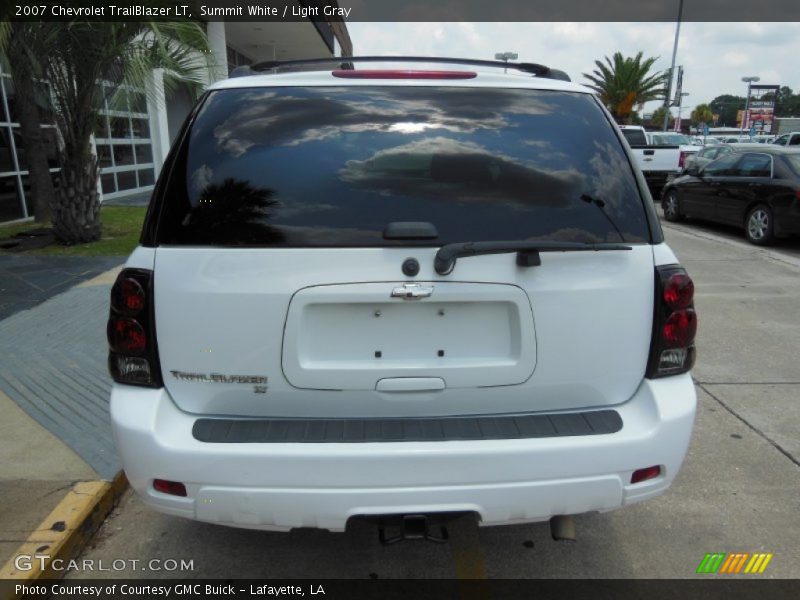 Summit White / Light Gray 2007 Chevrolet TrailBlazer LT