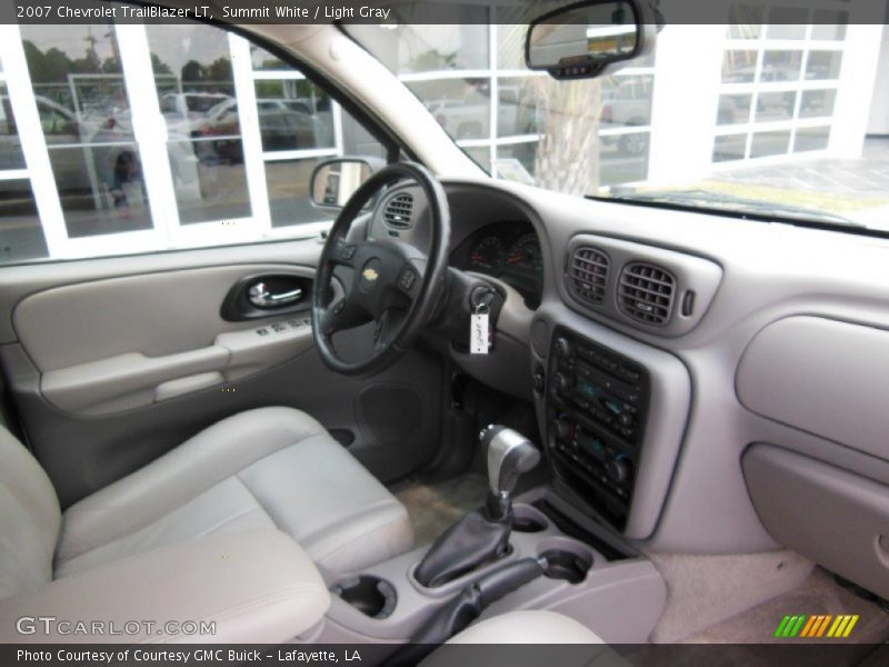 Summit White / Light Gray 2007 Chevrolet TrailBlazer LT