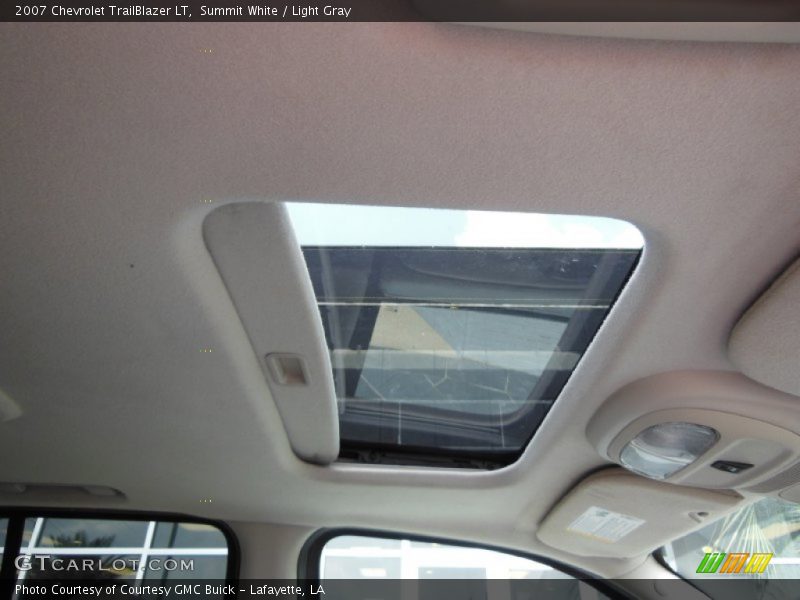 Summit White / Light Gray 2007 Chevrolet TrailBlazer LT