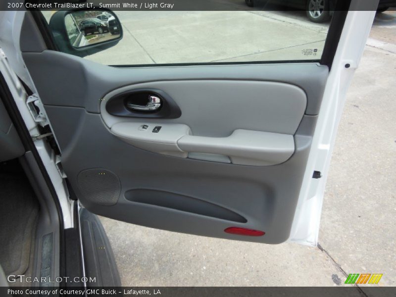 Summit White / Light Gray 2007 Chevrolet TrailBlazer LT