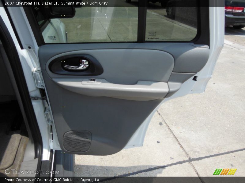 Summit White / Light Gray 2007 Chevrolet TrailBlazer LT