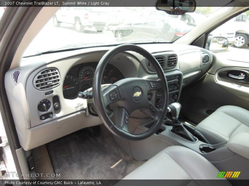 Summit White / Light Gray 2007 Chevrolet TrailBlazer LT