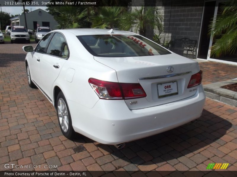 Starfire White Pearl / Parchment 2012 Lexus ES 350