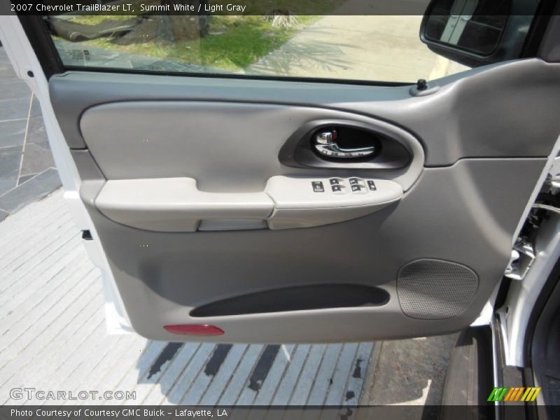 Summit White / Light Gray 2007 Chevrolet TrailBlazer LT
