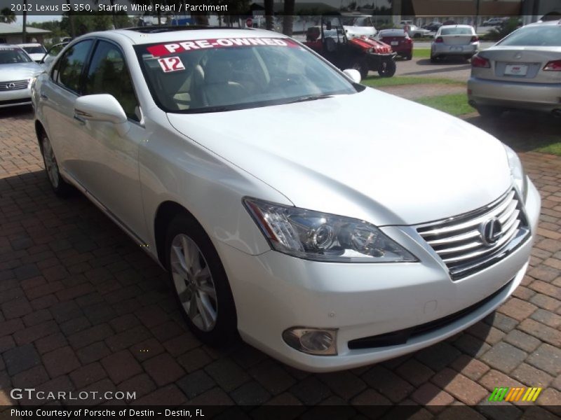 Starfire White Pearl / Parchment 2012 Lexus ES 350