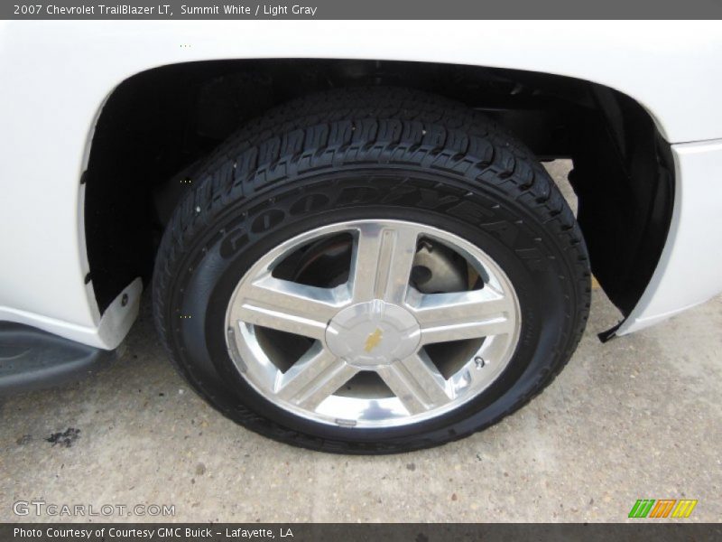 Summit White / Light Gray 2007 Chevrolet TrailBlazer LT