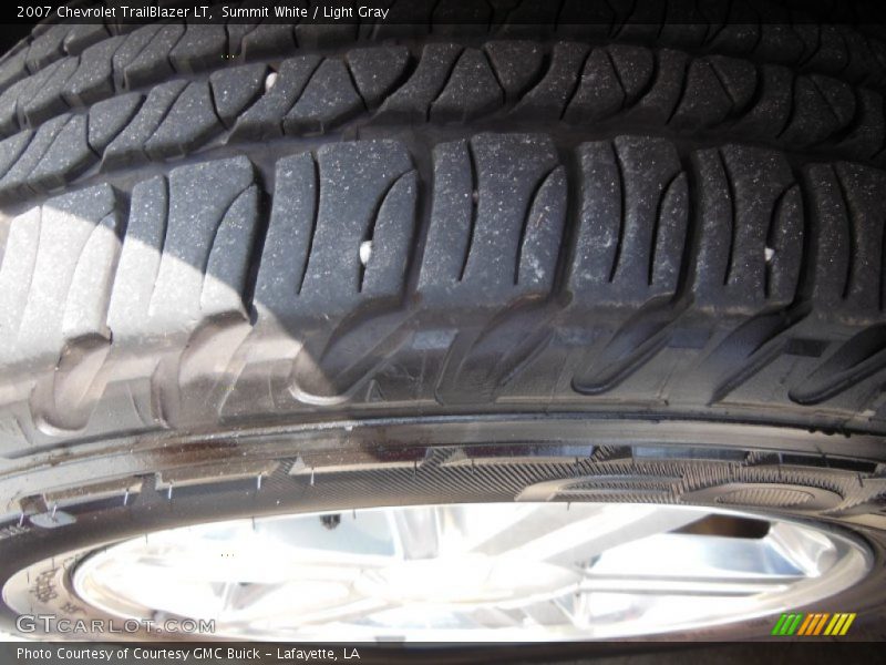Summit White / Light Gray 2007 Chevrolet TrailBlazer LT