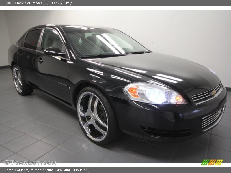 Black / Gray 2008 Chevrolet Impala LS