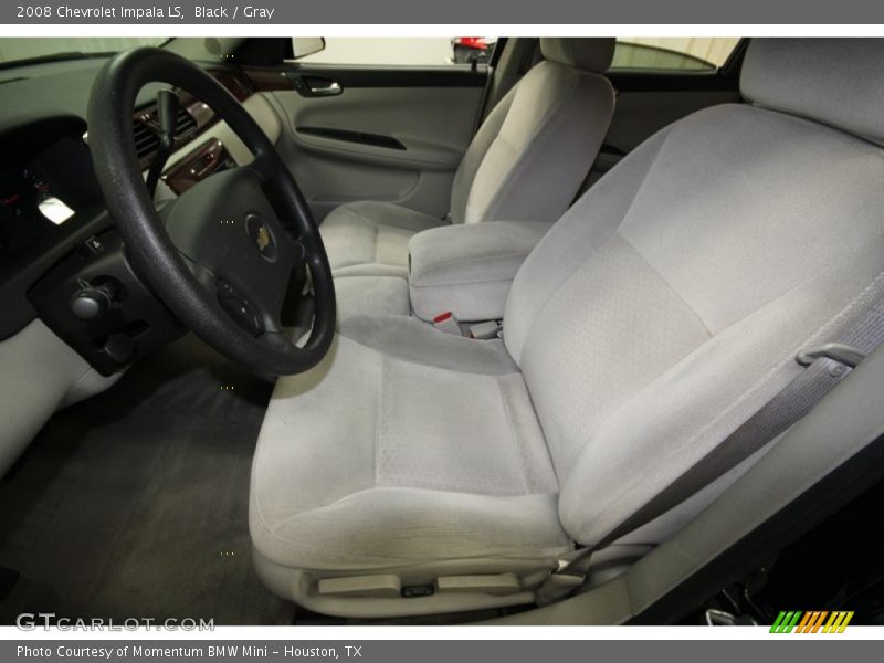 Black / Gray 2008 Chevrolet Impala LS