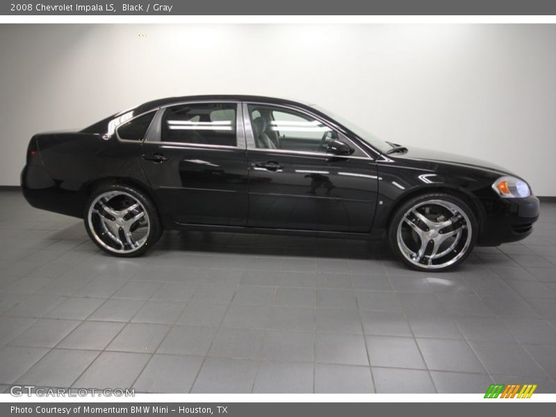 Black / Gray 2008 Chevrolet Impala LS