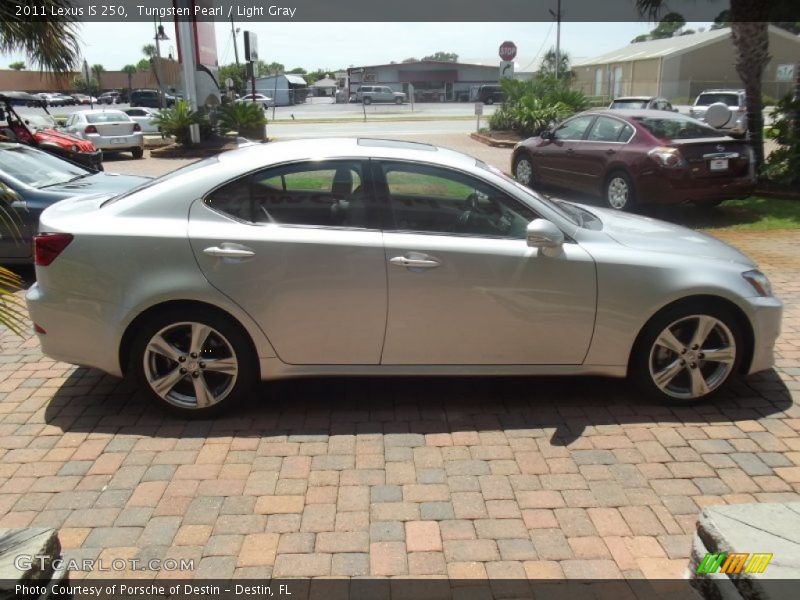 Tungsten Pearl / Light Gray 2011 Lexus IS 250