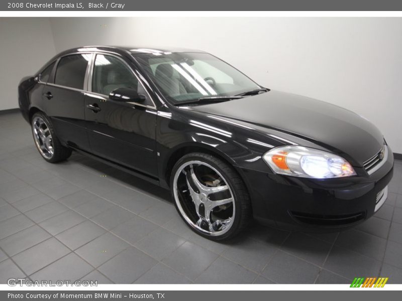 Black / Gray 2008 Chevrolet Impala LS