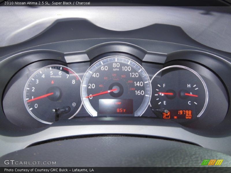 Super Black / Charcoal 2010 Nissan Altima 2.5 SL
