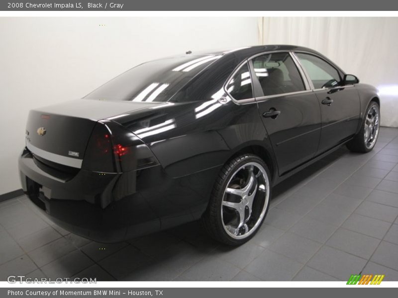 Black / Gray 2008 Chevrolet Impala LS