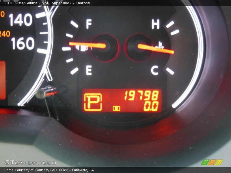 Super Black / Charcoal 2010 Nissan Altima 2.5 SL