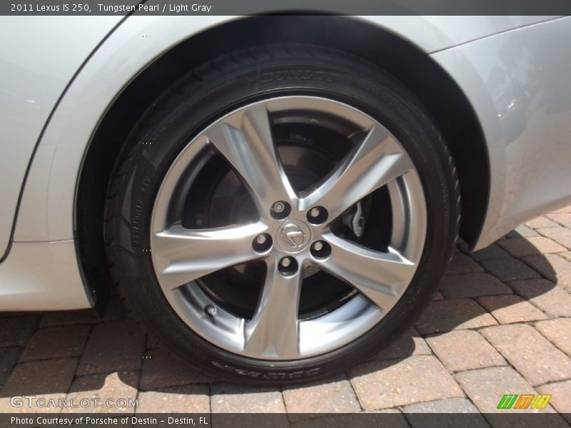 Tungsten Pearl / Light Gray 2011 Lexus IS 250