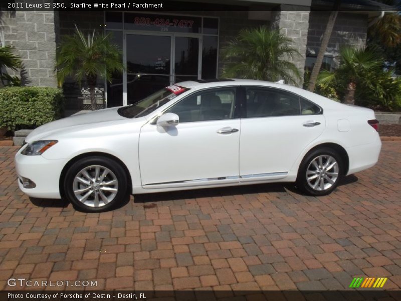 Starfire White Pearl / Parchment 2011 Lexus ES 350