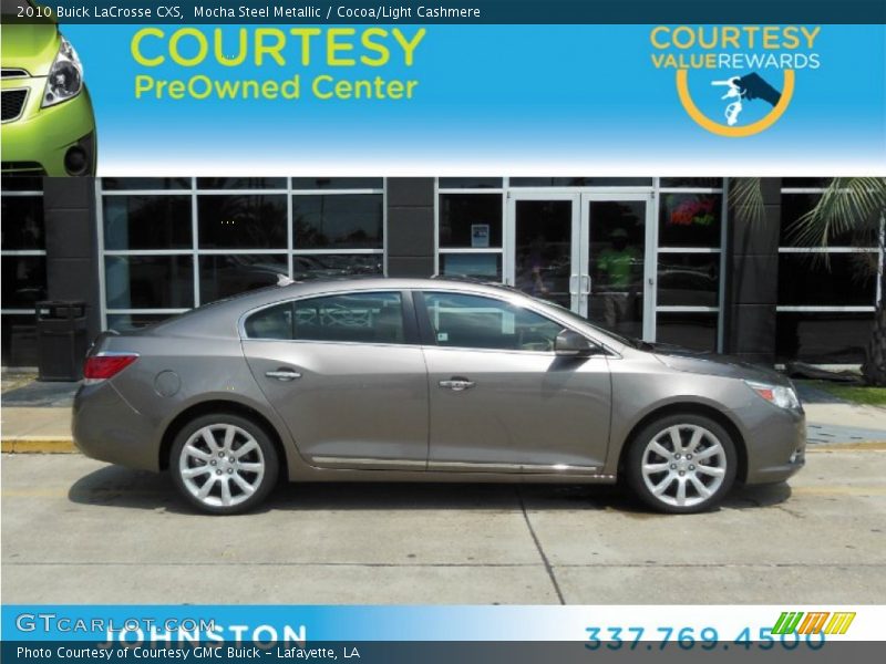 Mocha Steel Metallic / Cocoa/Light Cashmere 2010 Buick LaCrosse CXS