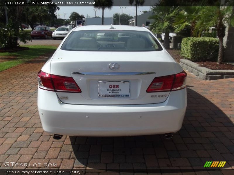 Starfire White Pearl / Parchment 2011 Lexus ES 350