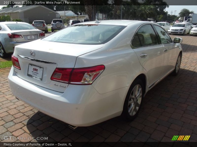 Starfire White Pearl / Parchment 2011 Lexus ES 350
