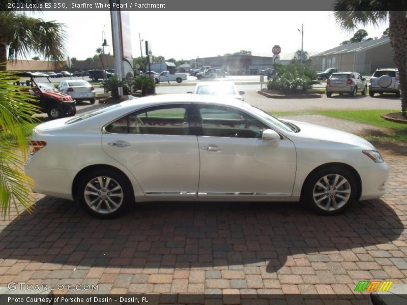 Starfire White Pearl / Parchment 2011 Lexus ES 350
