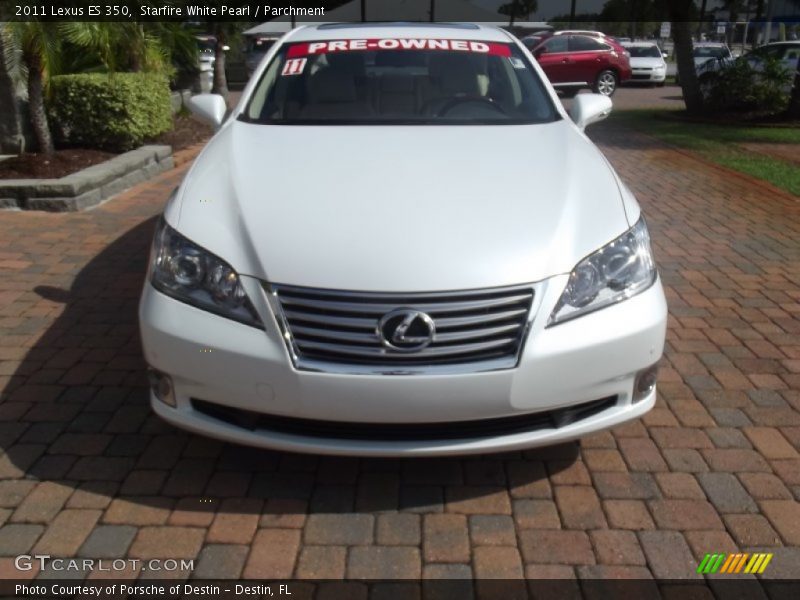 Starfire White Pearl / Parchment 2011 Lexus ES 350
