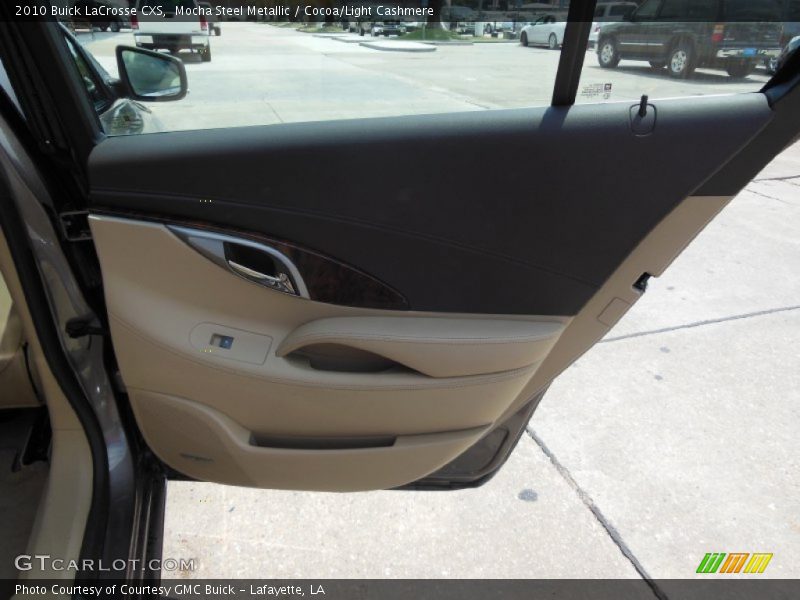 Mocha Steel Metallic / Cocoa/Light Cashmere 2010 Buick LaCrosse CXS