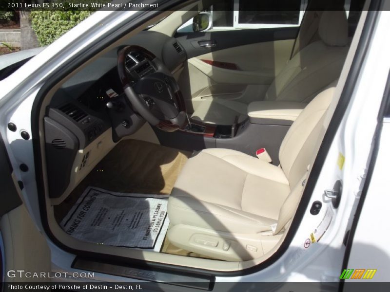 Starfire White Pearl / Parchment 2011 Lexus ES 350