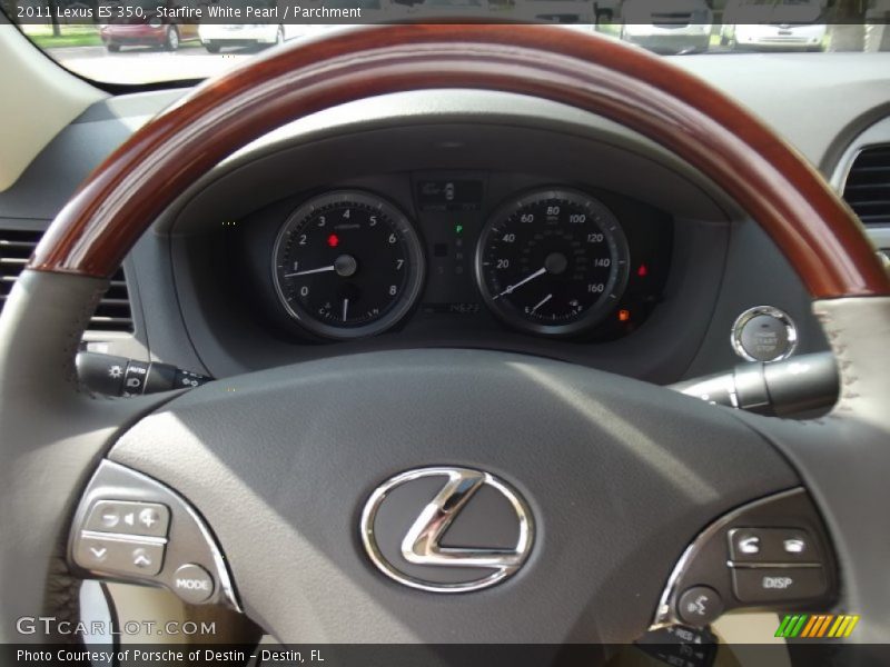 Starfire White Pearl / Parchment 2011 Lexus ES 350