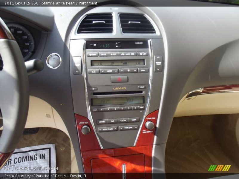 Starfire White Pearl / Parchment 2011 Lexus ES 350