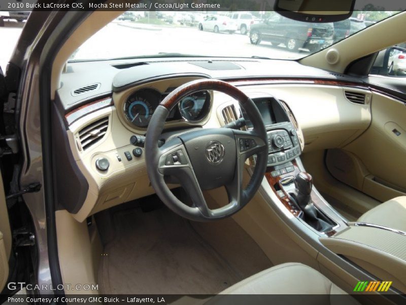 Mocha Steel Metallic / Cocoa/Light Cashmere 2010 Buick LaCrosse CXS
