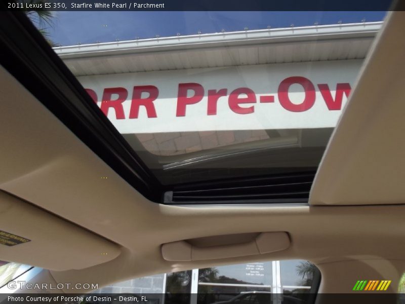 Starfire White Pearl / Parchment 2011 Lexus ES 350