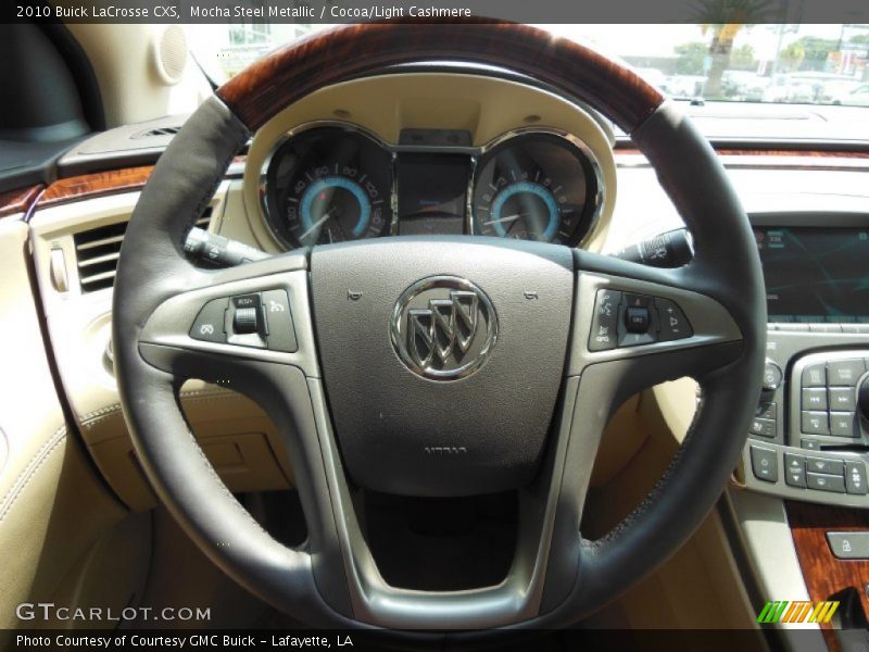 Mocha Steel Metallic / Cocoa/Light Cashmere 2010 Buick LaCrosse CXS