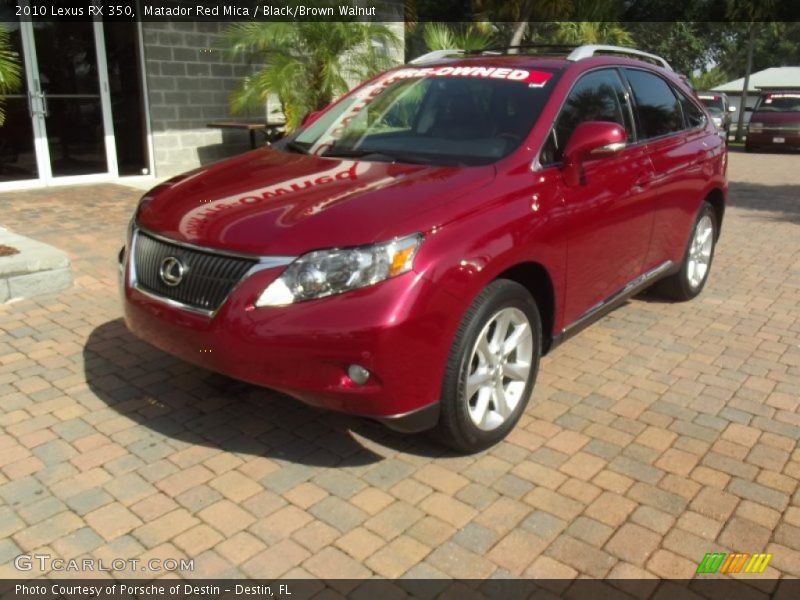 Front 3/4 View of 2010 RX 350