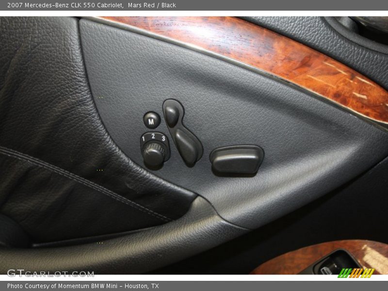 Mars Red / Black 2007 Mercedes-Benz CLK 550 Cabriolet