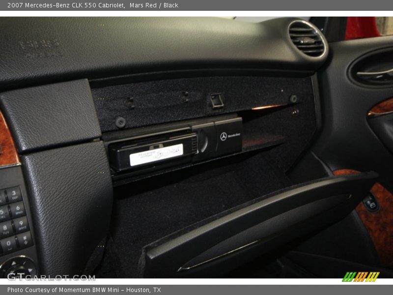 Mars Red / Black 2007 Mercedes-Benz CLK 550 Cabriolet