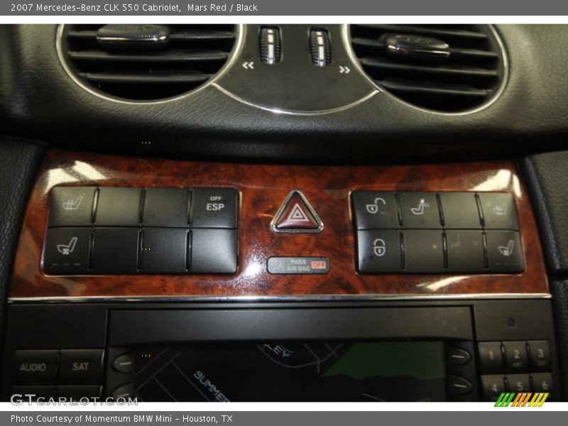 Mars Red / Black 2007 Mercedes-Benz CLK 550 Cabriolet