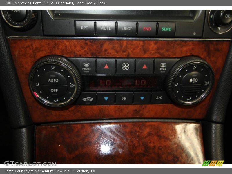 Mars Red / Black 2007 Mercedes-Benz CLK 550 Cabriolet