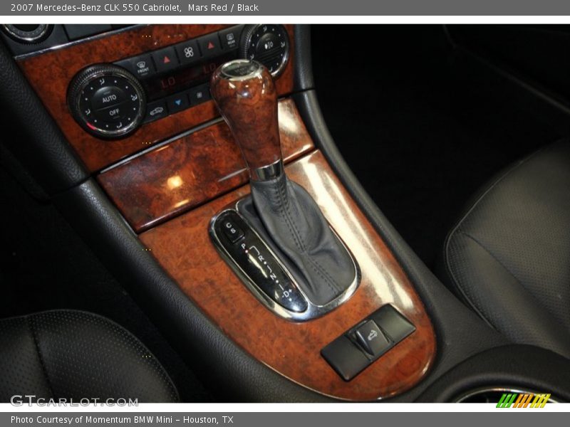 Mars Red / Black 2007 Mercedes-Benz CLK 550 Cabriolet
