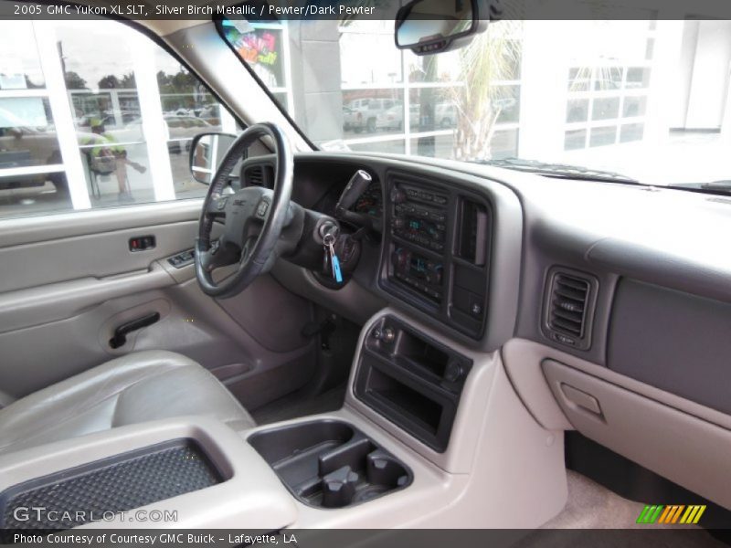 Silver Birch Metallic / Pewter/Dark Pewter 2005 GMC Yukon XL SLT