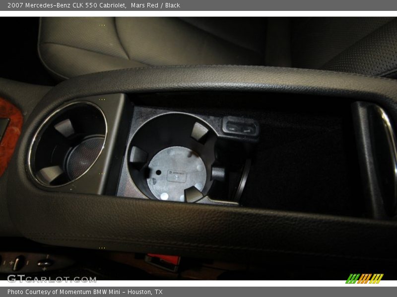 Mars Red / Black 2007 Mercedes-Benz CLK 550 Cabriolet