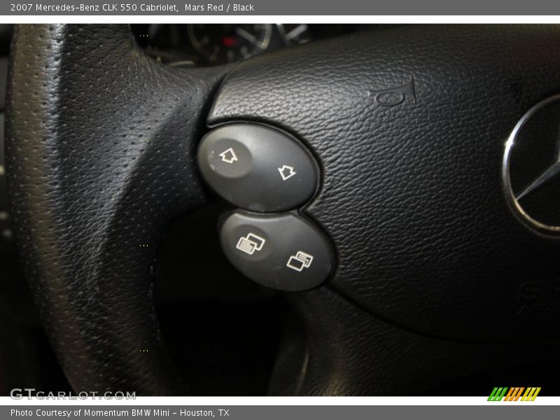 Mars Red / Black 2007 Mercedes-Benz CLK 550 Cabriolet
