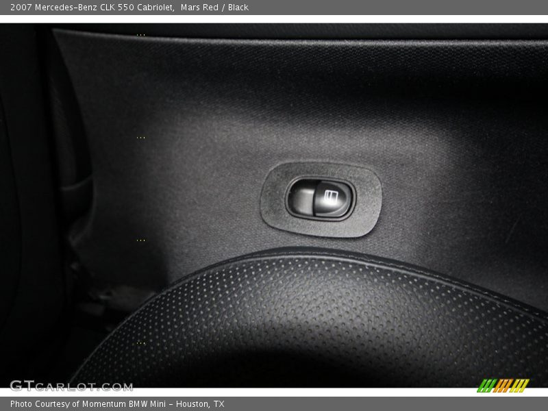 Mars Red / Black 2007 Mercedes-Benz CLK 550 Cabriolet