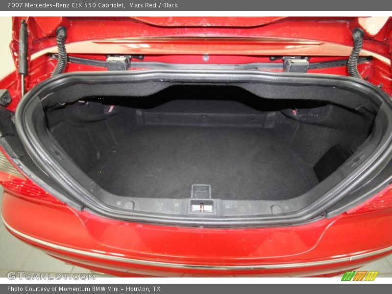 Mars Red / Black 2007 Mercedes-Benz CLK 550 Cabriolet