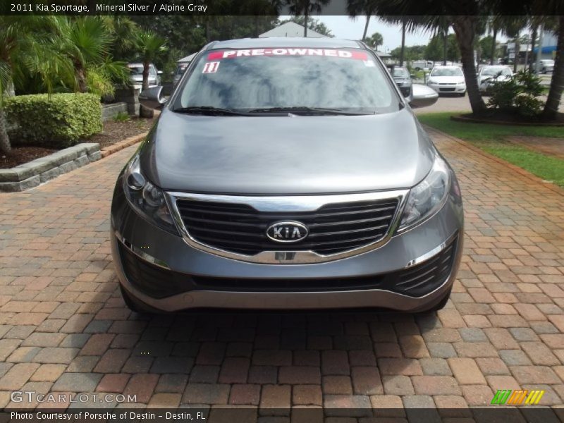 Mineral Silver / Alpine Gray 2011 Kia Sportage