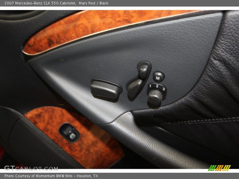Mars Red / Black 2007 Mercedes-Benz CLK 550 Cabriolet