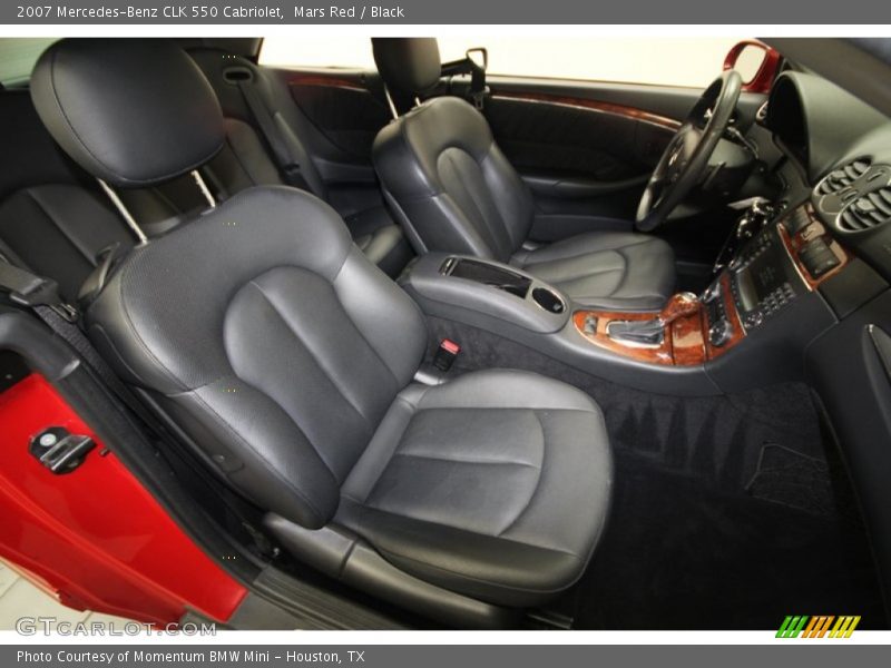 Mars Red / Black 2007 Mercedes-Benz CLK 550 Cabriolet